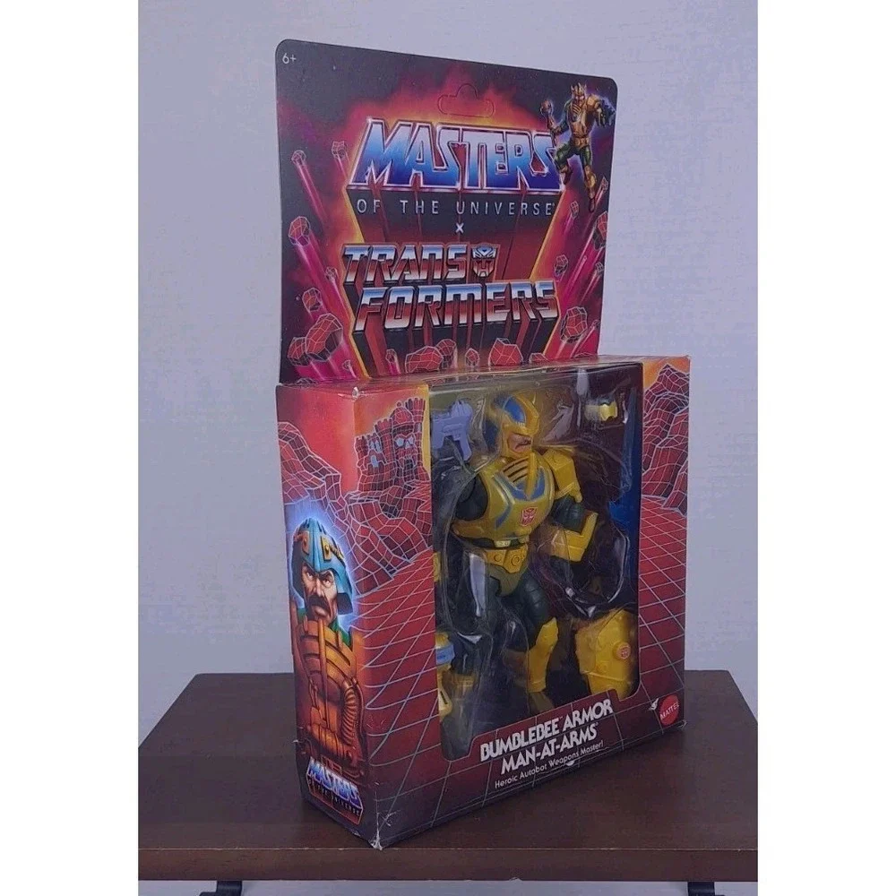 Masters of the Universe X Transformers Bumblebee Armor Man-At-Arms Action Figure